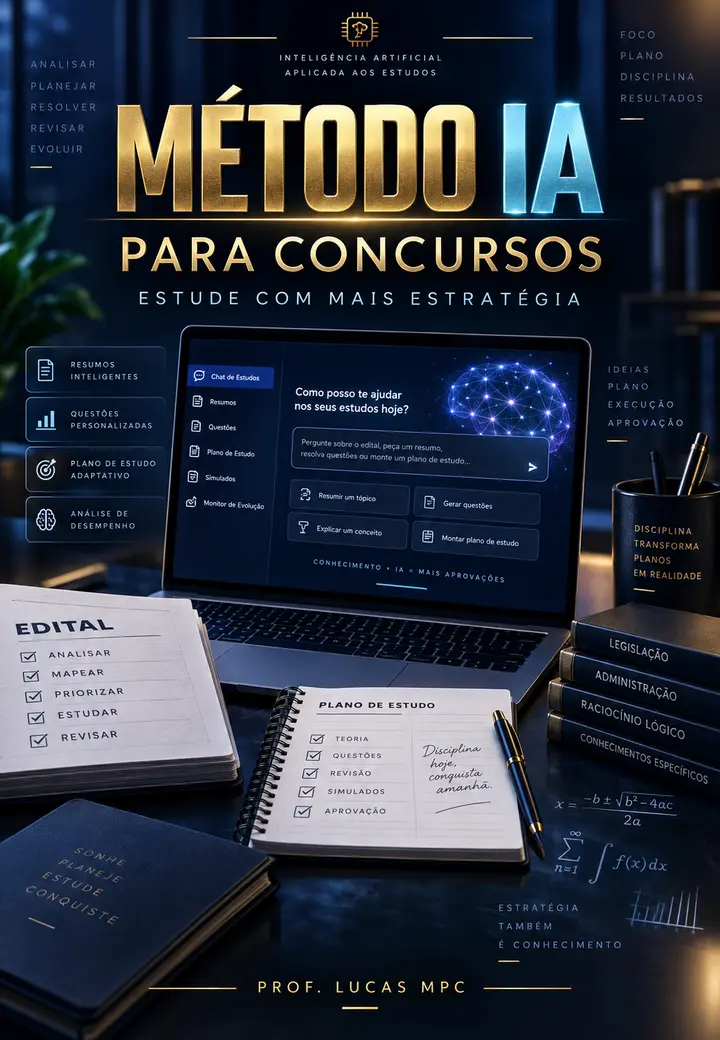 Capa de Método IA para Concursos