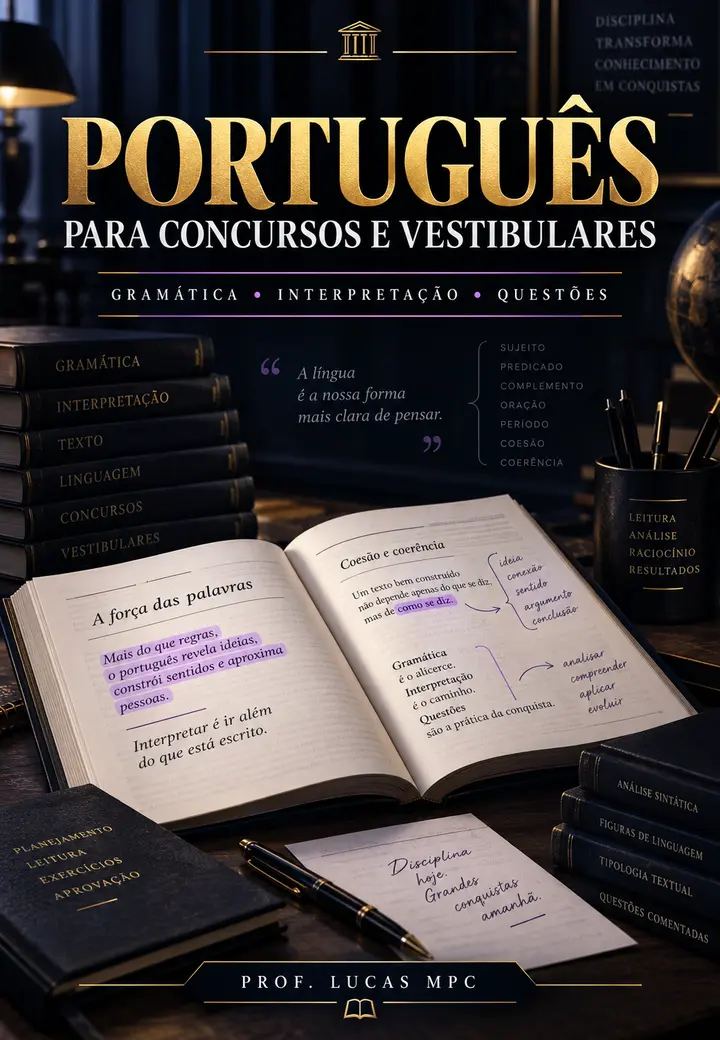 Capa de Português Completo para Concursos e Vestibulares